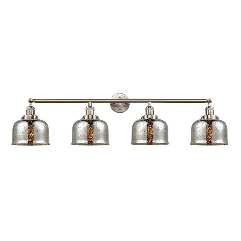 Innovations Lighting Large Bell 4 Light Bath Vanity Light Part Of The Franklin Restoration Collection 215-SN-G78-LED