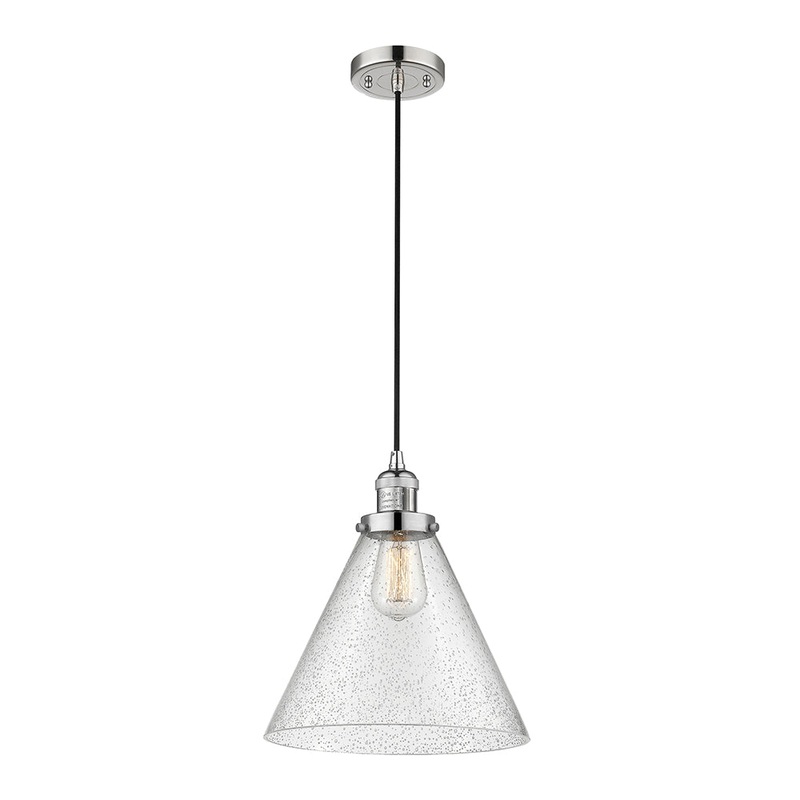Innovations Lighting X-Large Cone 1 Light Mini Pendant Part Of The Franklin Restoration Collection 201C-PN-G44-L-LED