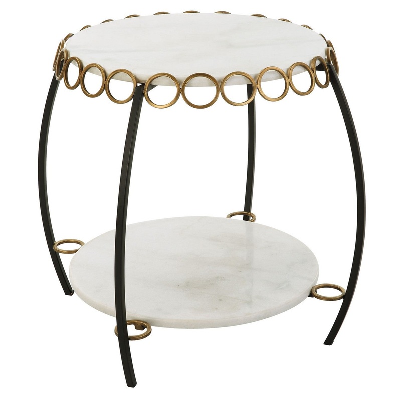 Chainlink Accent End Table