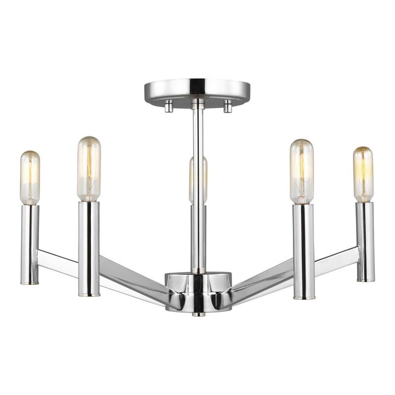 Vector Semi Flush Ceiling Light