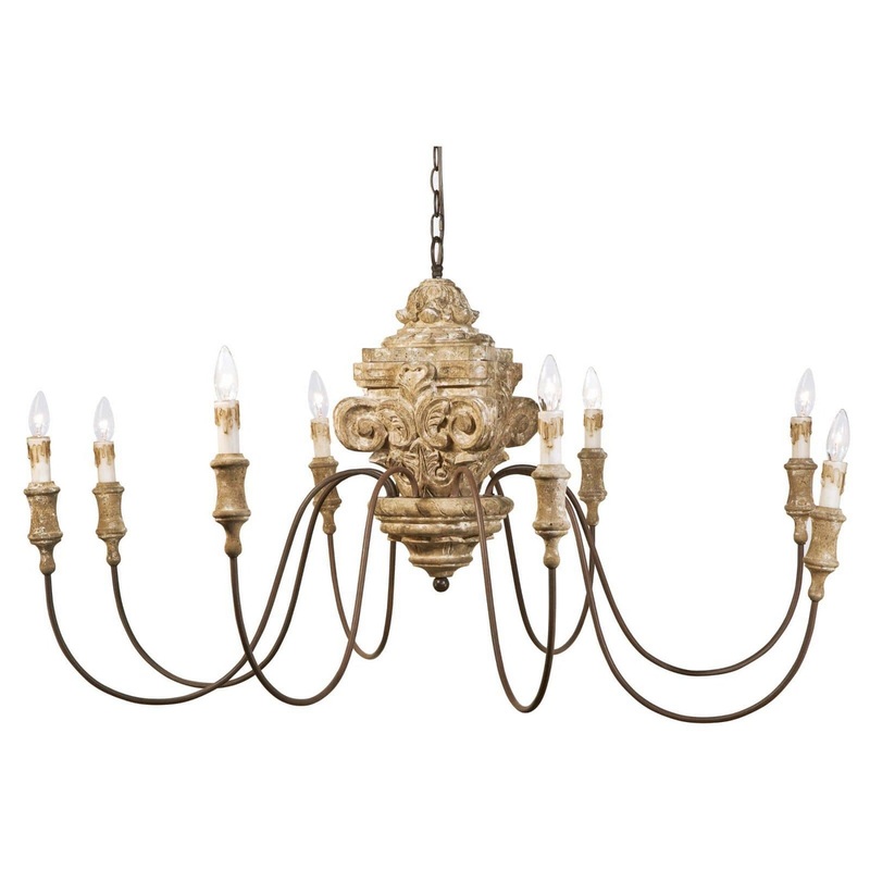 Wood Chandelier