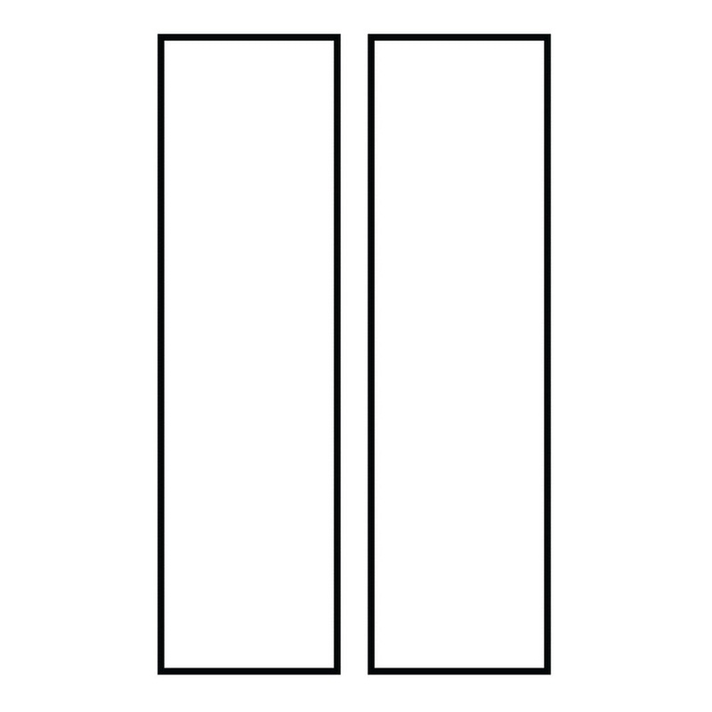 Blank 1 Inch Blank Address Tile
