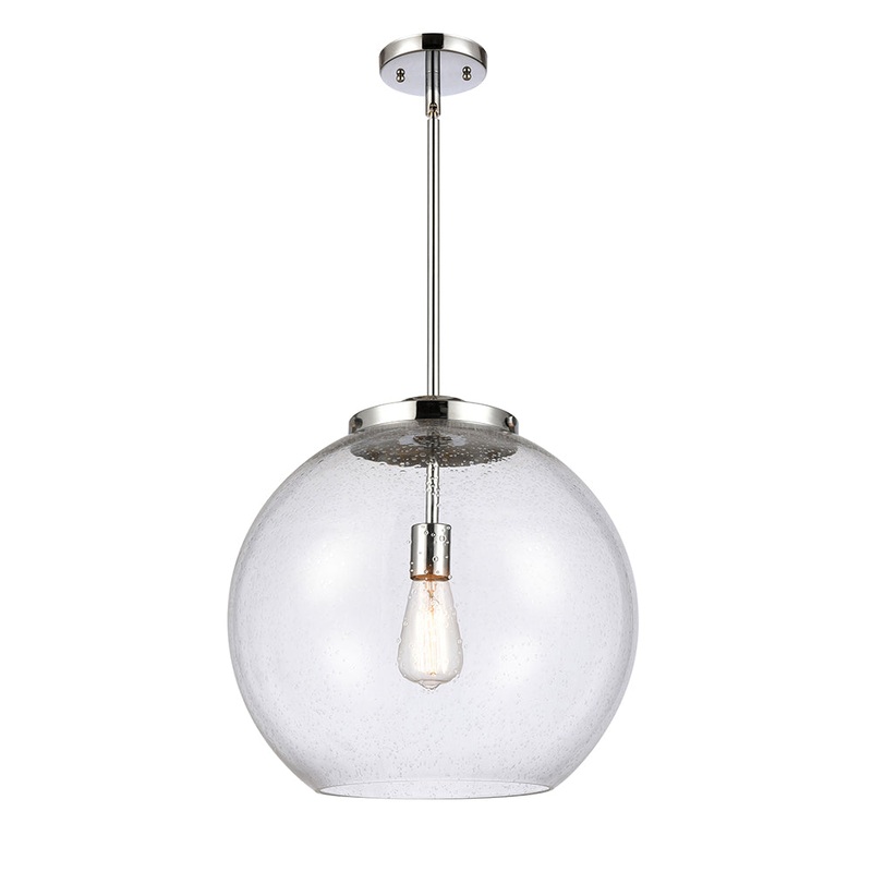 Innovations Lighting Athens 1 Light 13.75″ Pendant 221-1S-PC-G124-16
