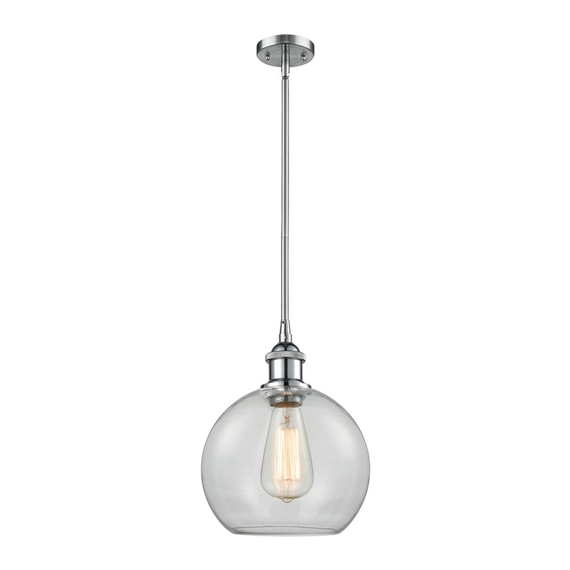Innovations Lighting Athens 1 Light 8″ Mini Pendant 516-1S-PC-G122-8