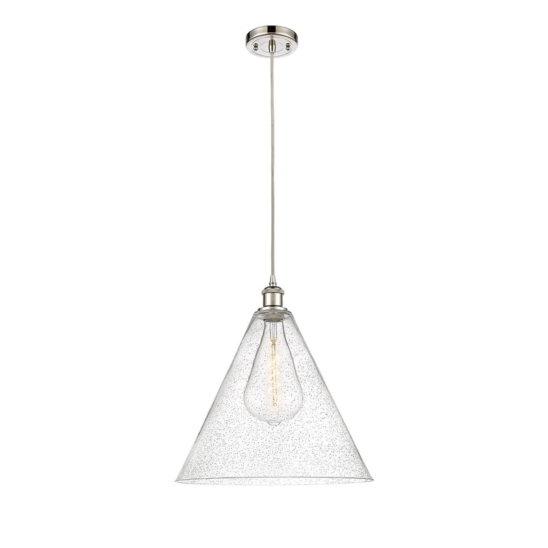 Innovations Lighting Ballston Cone 1 Light 16″ Pendant 516-1P-PN-GBC-164