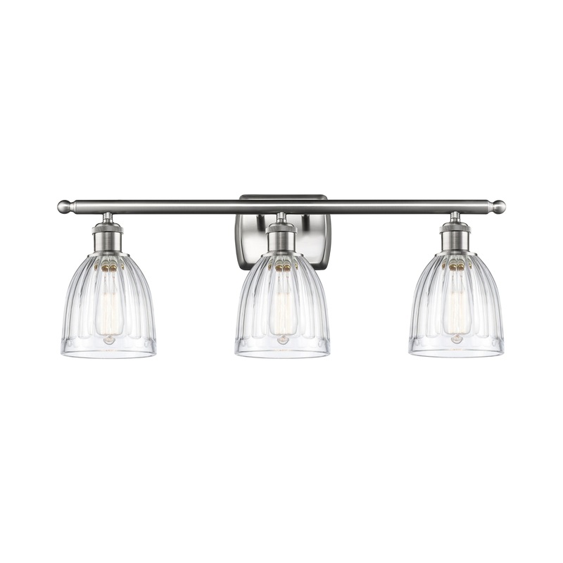Innovations Lighting Brookfield 3 Light Bath Vanity Light Part Of The Ballston Collection 516-3W-SN-G442