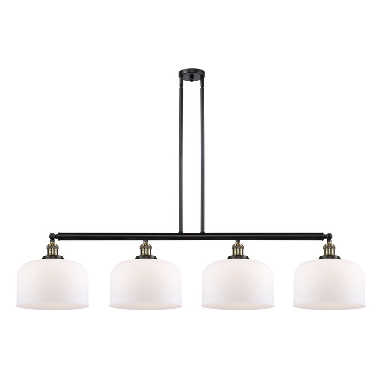 Innovations Lighting X-Large Bell 4 Light Island Light Part Of The Franklin Restoration Collection 214-BAB-G71-L-LED