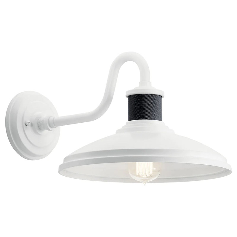 Kichler Allenbury 12″ 1 Light Wall Light White 49980WH