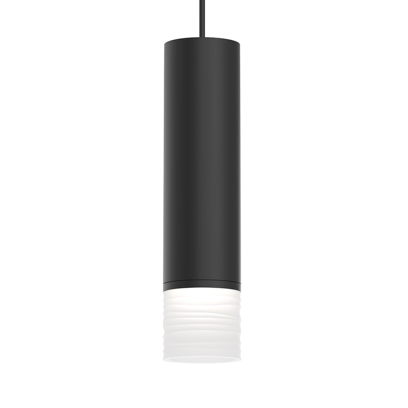 ALC Pendant with Etched Ribbon Glass