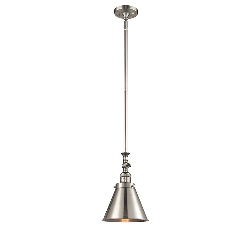 Innovations Lighting Appalachian 1 Light Mini Pendant Part Of The Franklin Restoration Collection 206-SN-M13-SN-LED