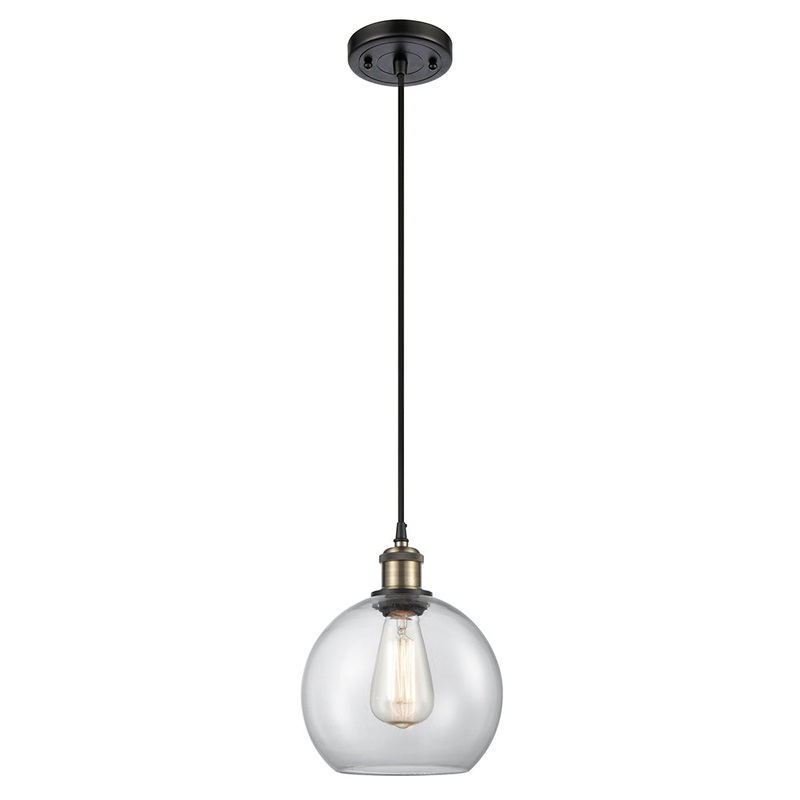 Innovations Lighting Athens 1 Light 8″ Mini Pendant 516-1P-BAB-G122-8-LED