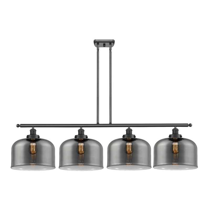 Innovations Lighting X-Large Bell 4 Light Island Light Part Of The Ballston Collection 916-4I-BK-G73-L