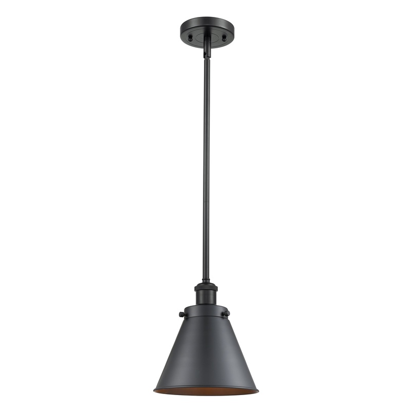 Innovations Lighting Appalachian 1 Light 7″ Mini Pendant 916-1S-BK-M13