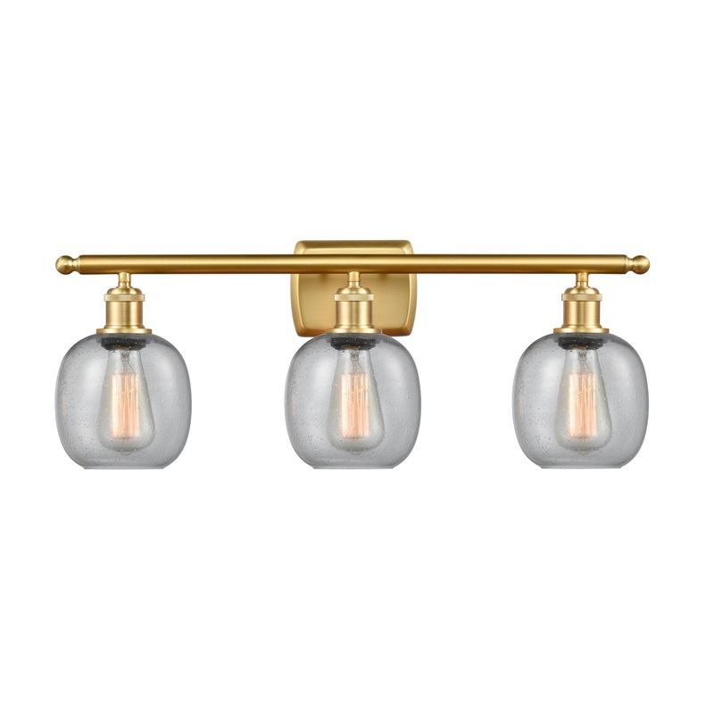 Innovations Lighting Belfast 3 Light Bath Vanity Light Part Of The Ballston Collection 516-3W-SG-G104
