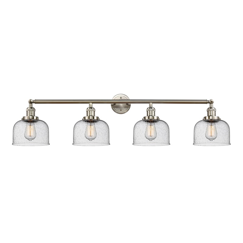 Innovations Lighting Large Bell 4 Light Bath Vanity Light Part Of The Franklin Restoration Collection 215-SN-G74