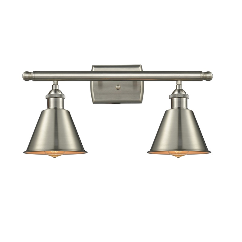 Innovations Lighting Smithfield 2 Light Bath Vanity Light Part Of The Ballston Collection 516-2W-SN-M8