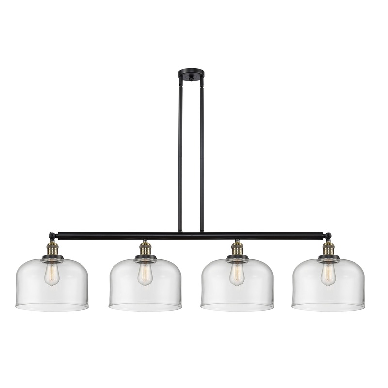 Innovations Lighting X-Large Bell 4 Light Island Light Part Of The Franklin Restoration Collection 214-BAB-G72-L-LED
