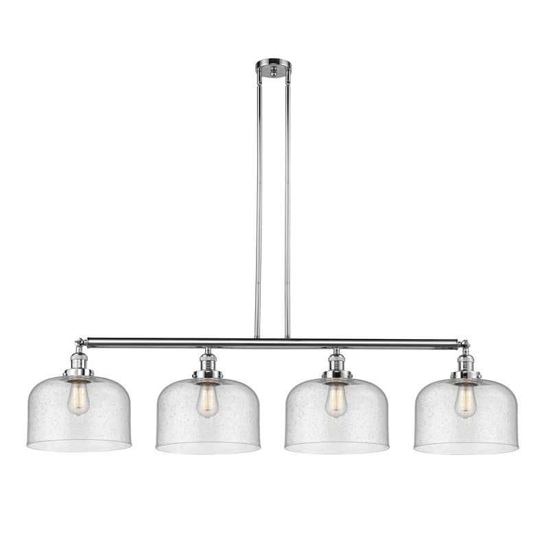 Innovations Lighting X-Large Bell 4 Light Island Light Part Of The Franklin Restoration Collection 214-PC-G74-L-LED