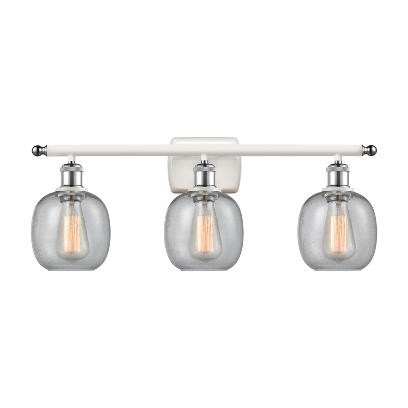 Innovations Lighting Belfast 3 Light Bath Vanity Light Part Of The Ballston Collection 516-3W-WPC-G104