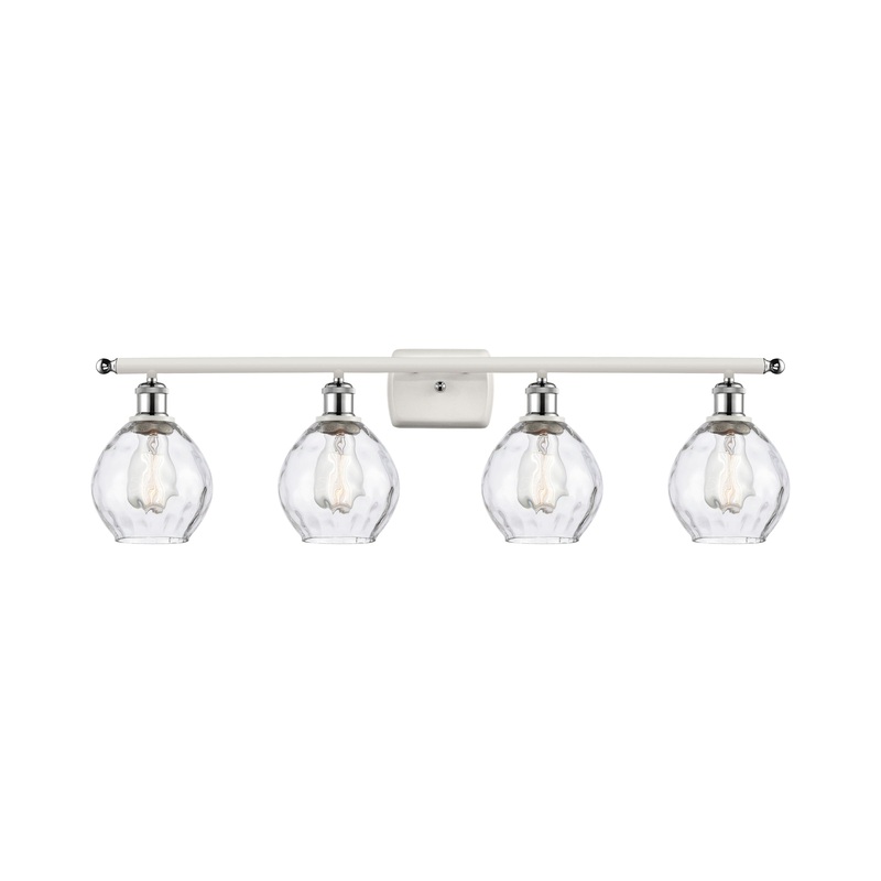 Innovations Lighting Small Waverly 4 Light Bath Vanity Light Part Of The Ballston Collection 516-4W-WPC-G362-LED
