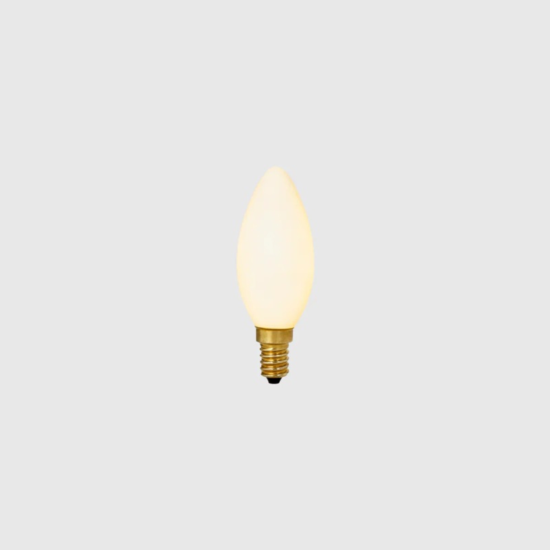 Candle E12 Matte White LED Bulb
