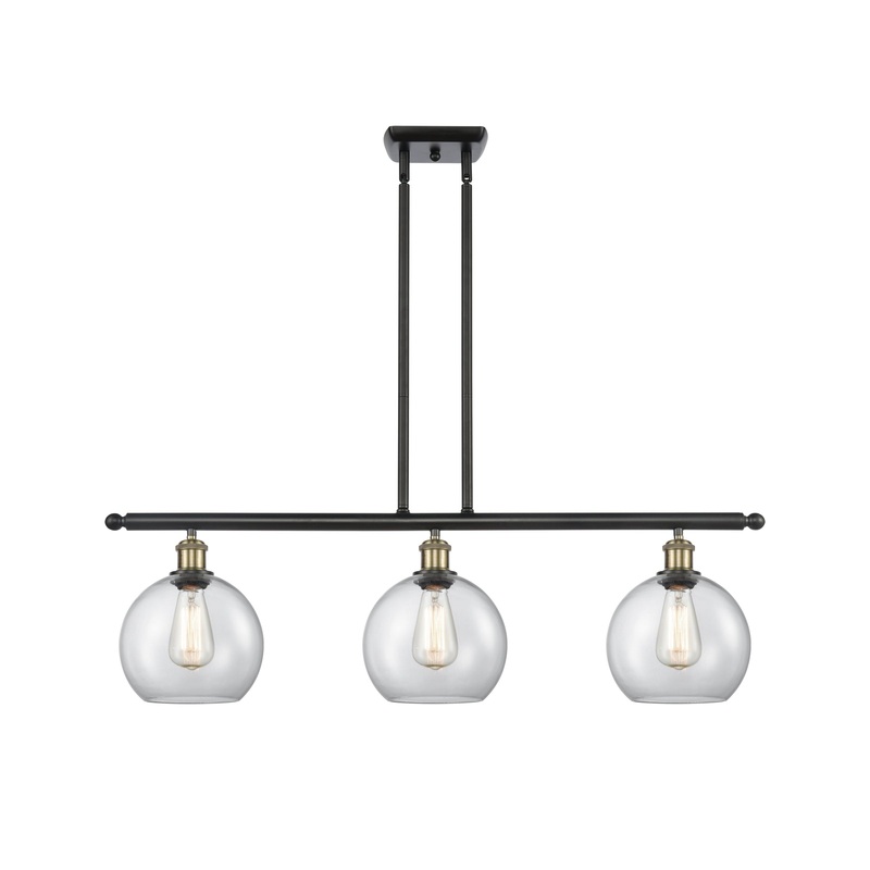 Innovations Lighting Athens 3 Light 36″ Island Light 516-3I-BAB-G122-8-LED