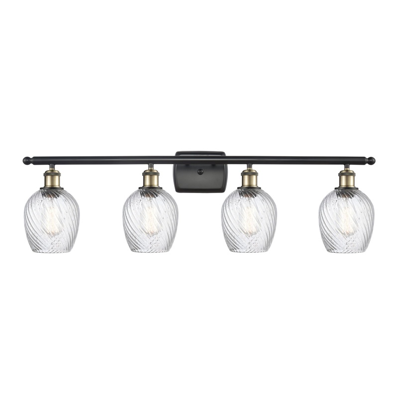 Innovations Lighting Salina 4 Light Bath Vanity Light Part Of The Ballston Collection 516-4W-BAB-G292