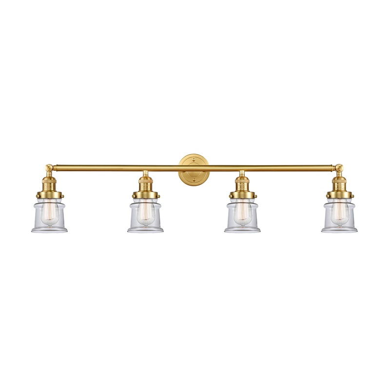 Innovations Lighting Small Canton 4 Light Bath Vanity Light Part Of The Franklin Restoration Collection 215-SG-G182S