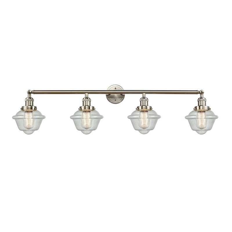 Innovations Lighting Small Oxford 4 Light Bath Vanity Light Part Of The Franklin Restoration Collection 215-SN-G534-LED