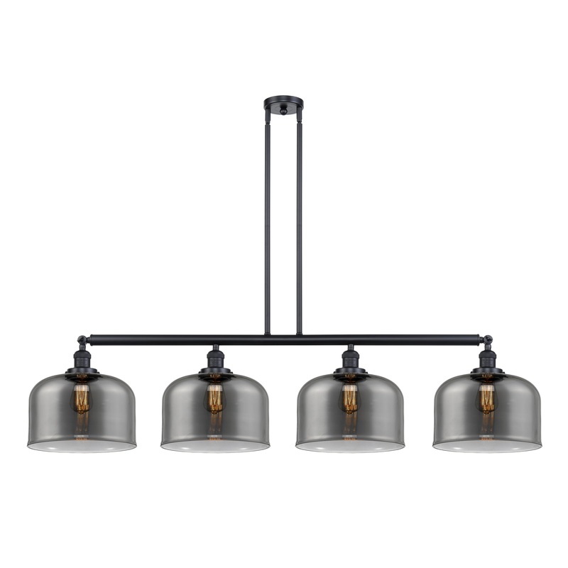 Innovations Lighting X-Large Bell 4 Light Island Light Part Of The Franklin Restoration Collection 214-BK-G73-L