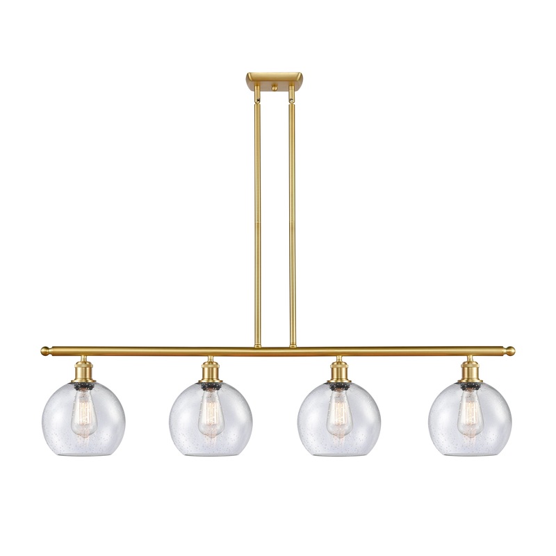 Innovations Lighting Athens 4 Light 48″ Island Light 516-4I-SG-G124-8-LED