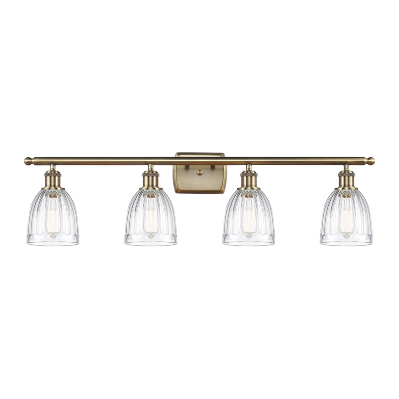 Innovations Lighting Brookfield 4 Light Bath Vanity Light Part Of The Ballston Collection 516-4W-AB-G442