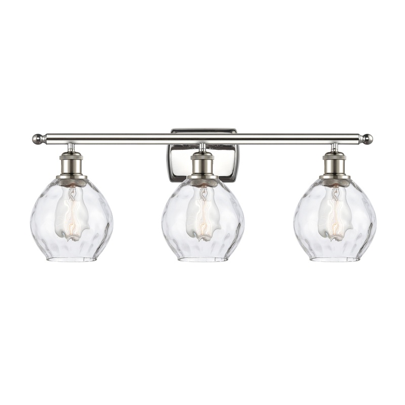 Innovations Lighting Small Waverly 3 Light Bath Vanity Light Part Of The Ballston Collection 516-3W-PN-G362
