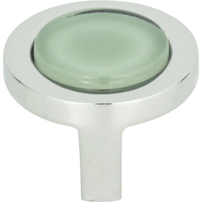 Spa Green Round Knob