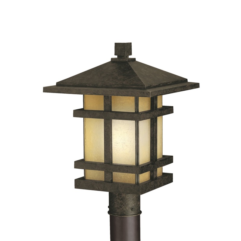 Cross Creek Outdoor Post Mount Lantern