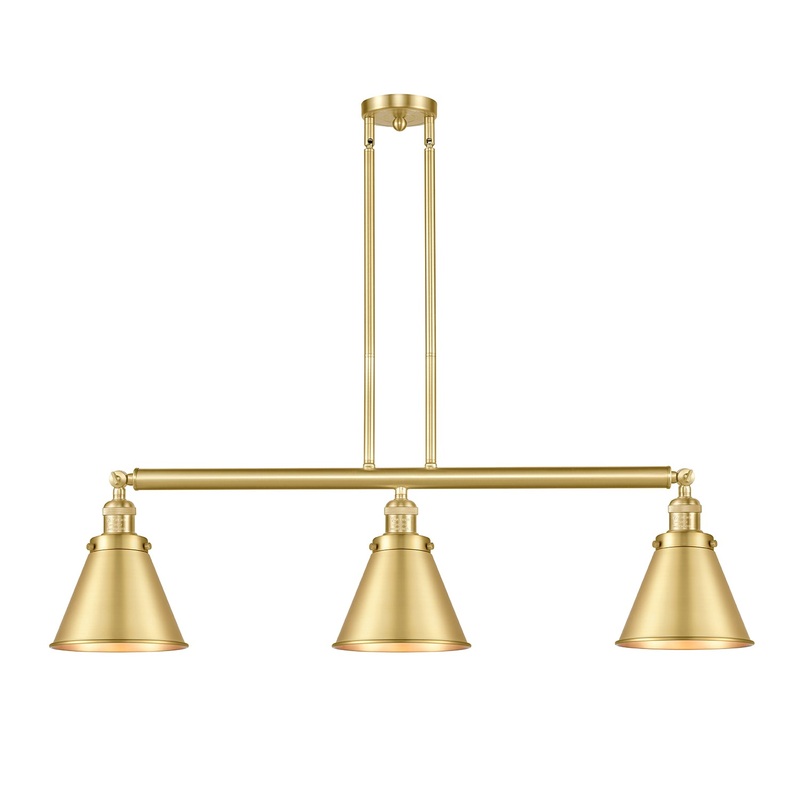 Innovations Lighting Appalachian 3 Light Island Light Part Of The Franklin Restoration Collection 213-SG-M13-SG
