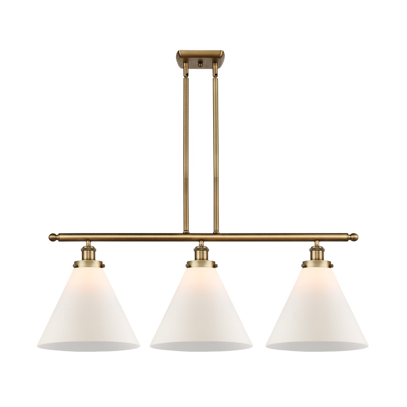 Innovations Lighting X-Large Cone 3 Light Island Light Part Of The Ballston Collection 916-3I-BB-G41-L