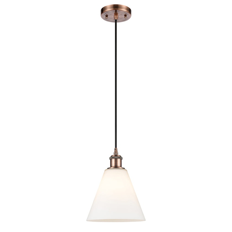 Innovations Lighting Ballston Cone 1 Light 8″ Mini Pendant 516-1P-AC-GBC-81-LED