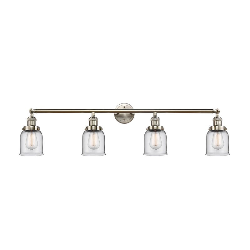 Innovations Lighting Small Bell 4 Light Bath Vanity Light Part Of The Franklin Restoration Collection 215-SN-G52