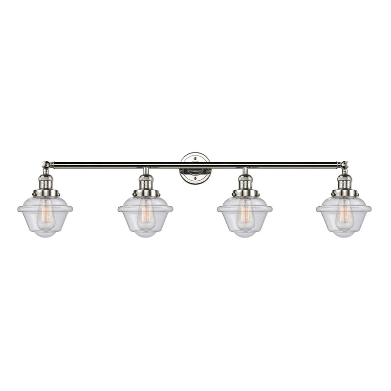 Innovations Lighting Small Oxford 4 Light Bath Vanity Light Part Of The Franklin Restoration Collection 215-PN-G534-LED