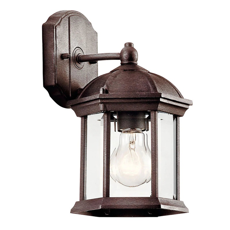 Kichler Barrie 10.25″ 1 Light Wall Light Tannery Bronze 49183TZ