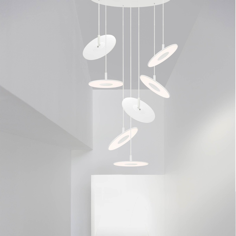 Circa Chandelier with Small Pendants