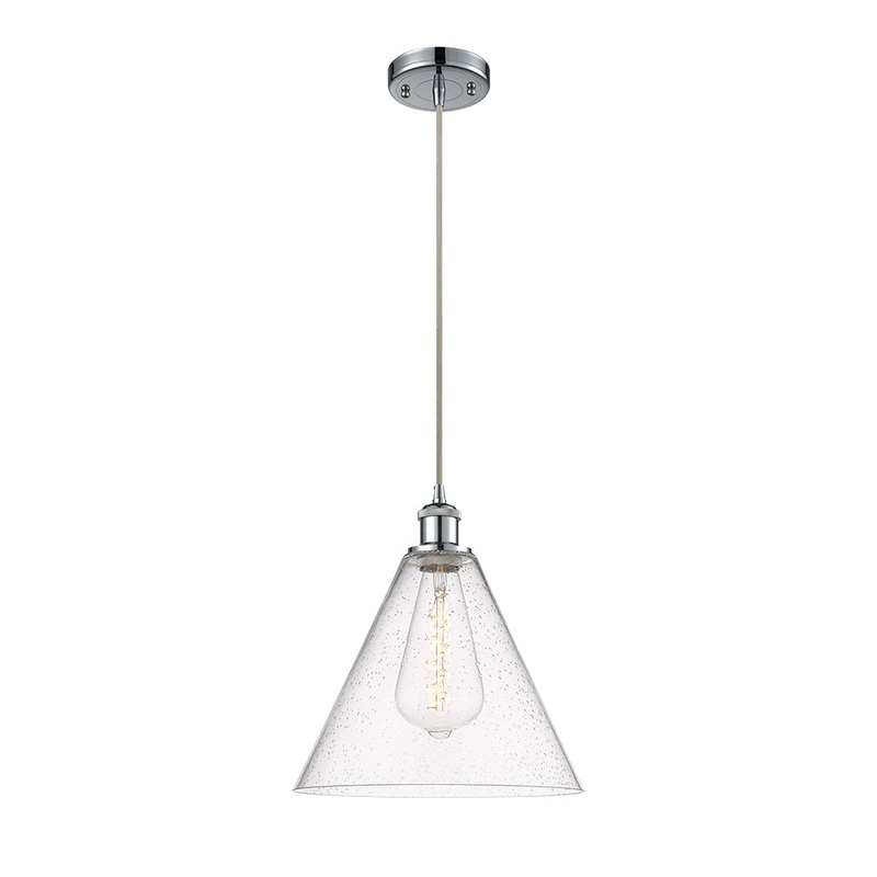 Innovations Lighting Ballston Cone 1 Light  12″ Mini Pendant 516-1P-PC-GBC-124
