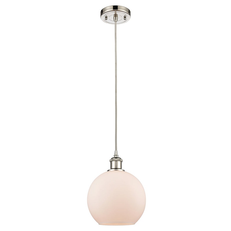 Innovations Lighting Athens 1 Light 8″ Mini Pendant 516-1P-PN-G121-8