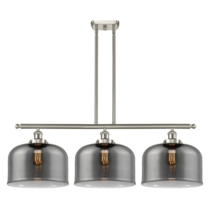 Innovations Lighting X-Large Bell 3 Light Island Light Part Of The Ballston Collection 916-3I-SN-G73-L