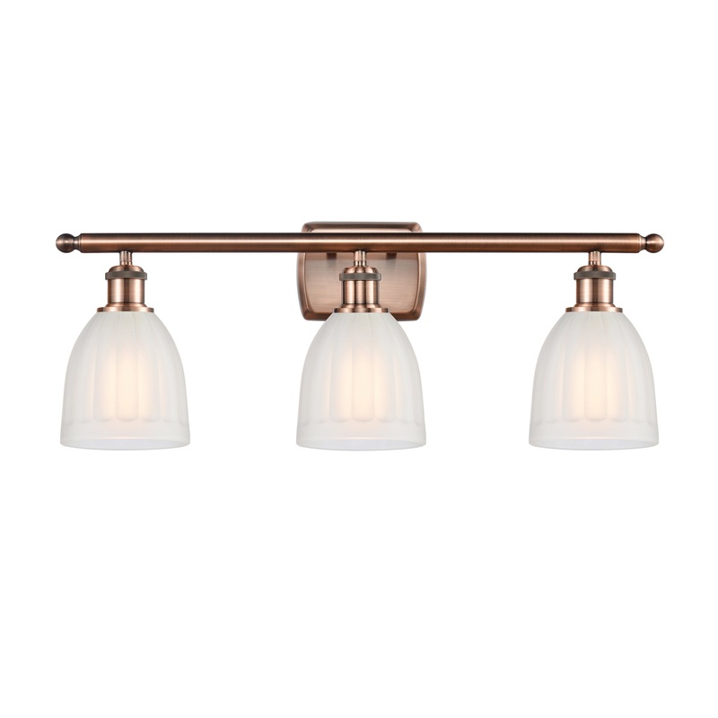 Innovations Lighting Brookfield 3 Light Bath Vanity Light Part Of The Ballston Collection 516-3W-AC-G441