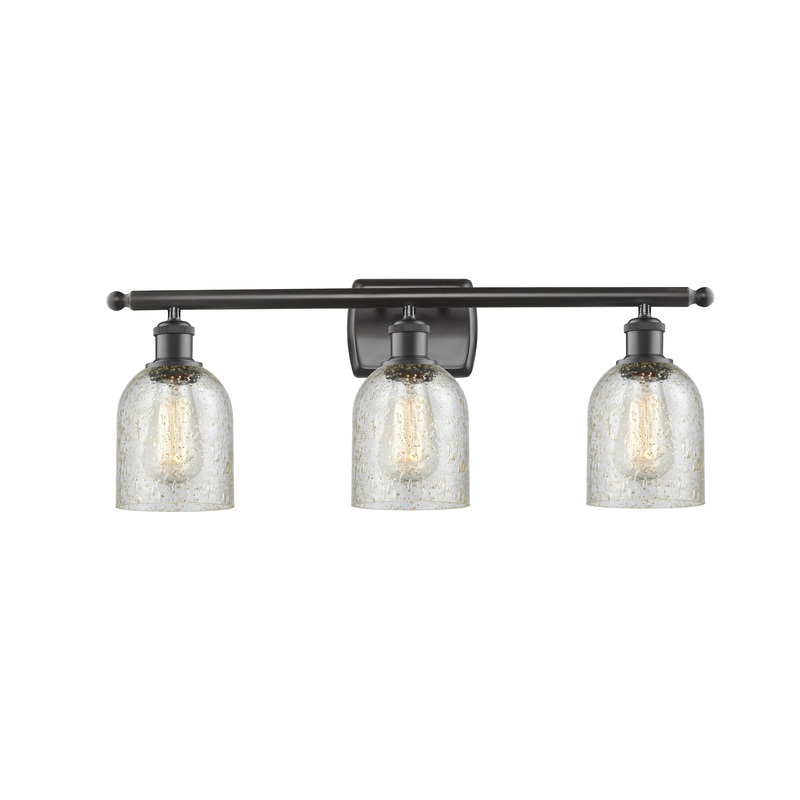 Innovations Lighting Caledonia 3 Light Bath Vanity Light Part Of The Ballston Collection 516-3W-OB-G259