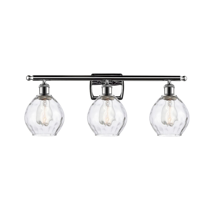 Innovations Lighting Small Waverly 3 Light Bath Vanity Light Part Of The Ballston Collection 516-3W-PC-G362-LED