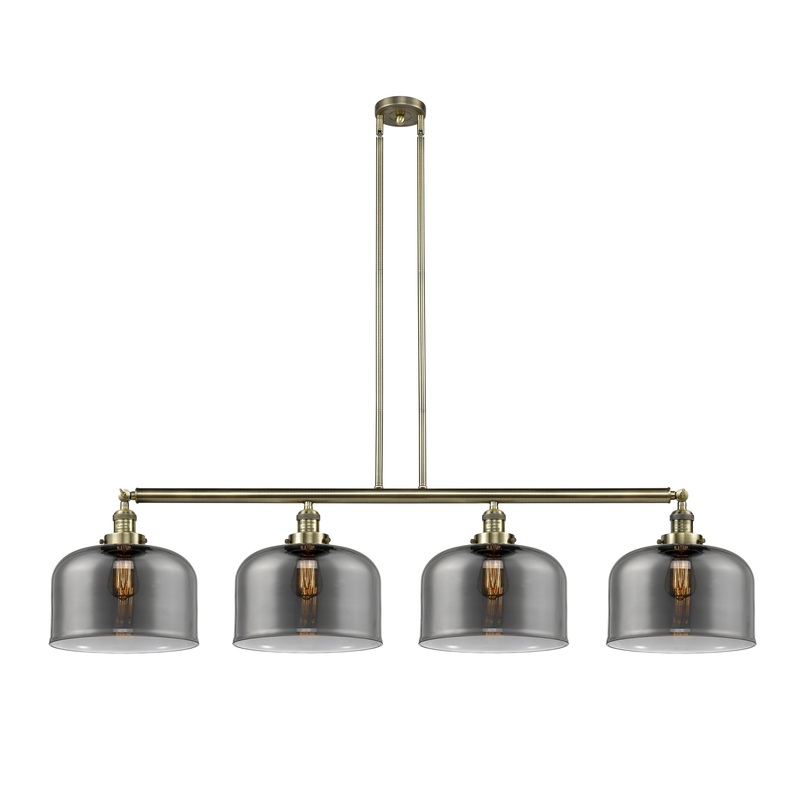 Innovations Lighting X-Large Bell 4 Light Island Light Part Of The Franklin Restoration Collection 214-AB-G73-L-LED