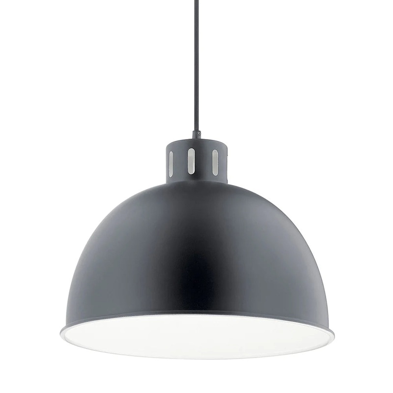 Kichler Zailey 12.5″ 1 Light Pendant Black 52153BK